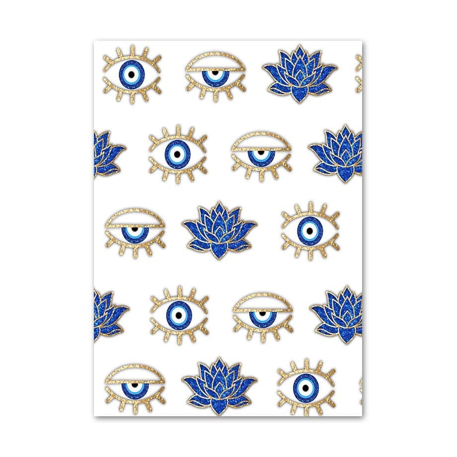 Greek Evil Eye 10x15cm Evil Eye Charm Wall Hanging Gift