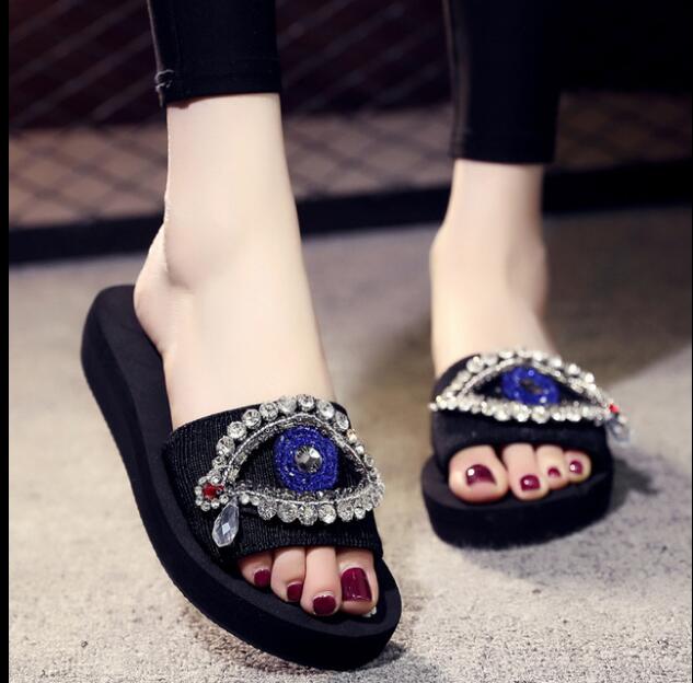 Greek Evil Eye 3cm / 4 Soft Classic Evil Eye Sandals