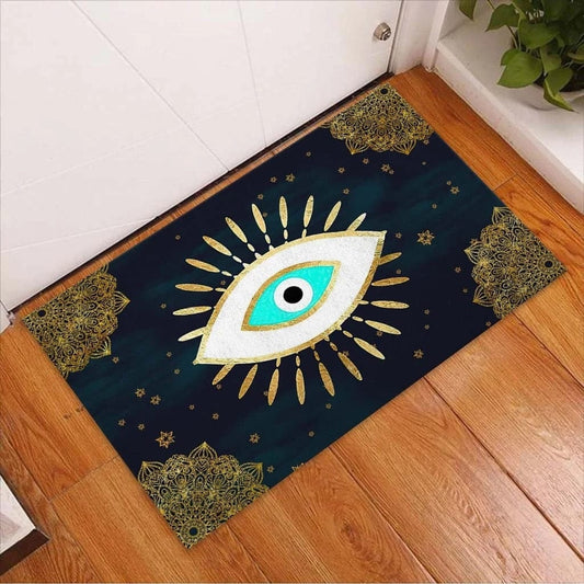 Greek Evil Eye 40x60CM Evil Eye Soft Stylish Rug