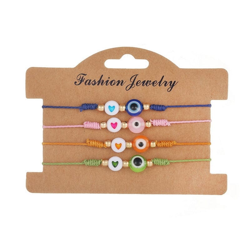 Greek Evil Eye 6Pcs/Set Evil Eye Friendship Bracelet