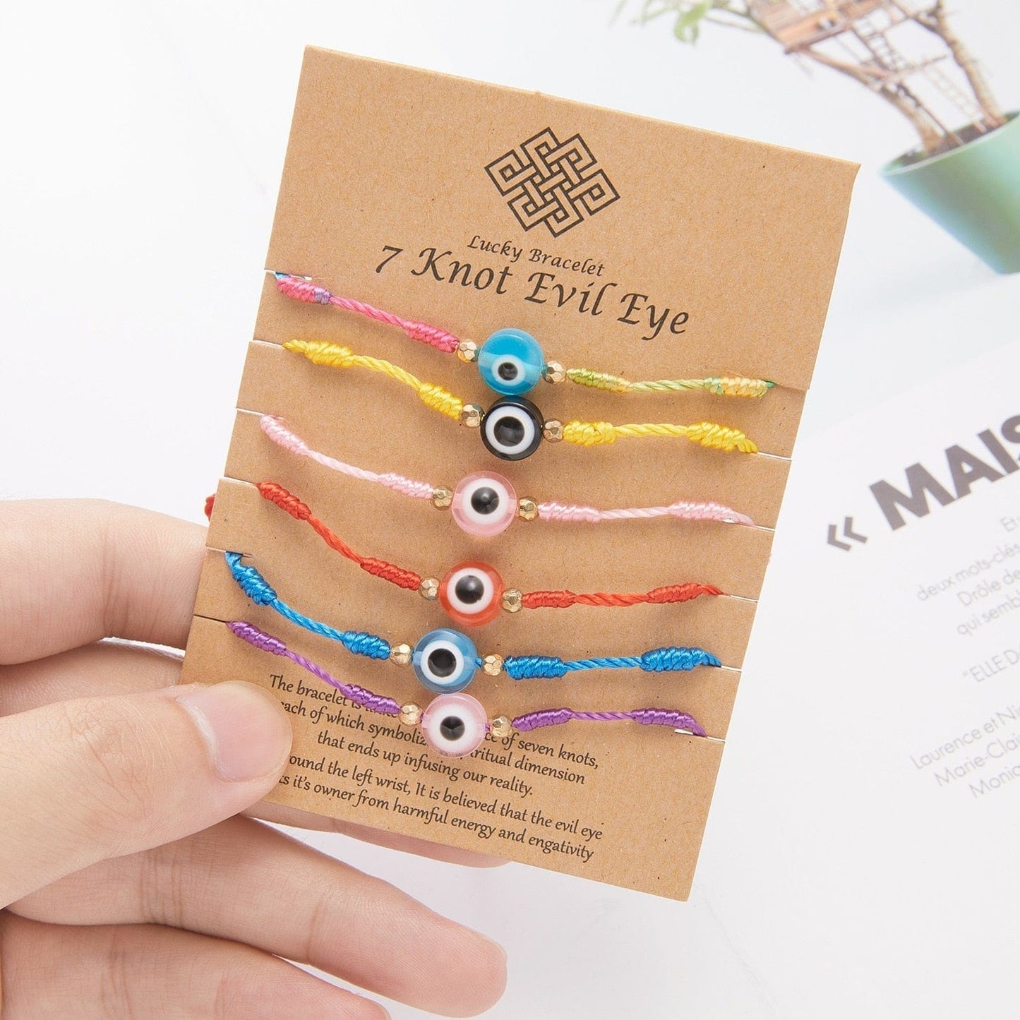 Greek Evil Eye 6Pcs/Set Evil Eye Friendship Bracelet