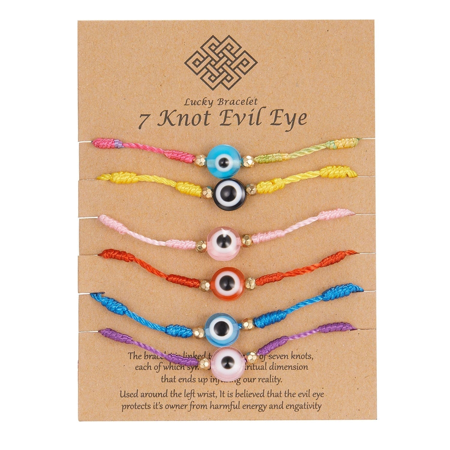 Greek Evil Eye 6Pcs/Set Evil Eye Friendship Bracelet