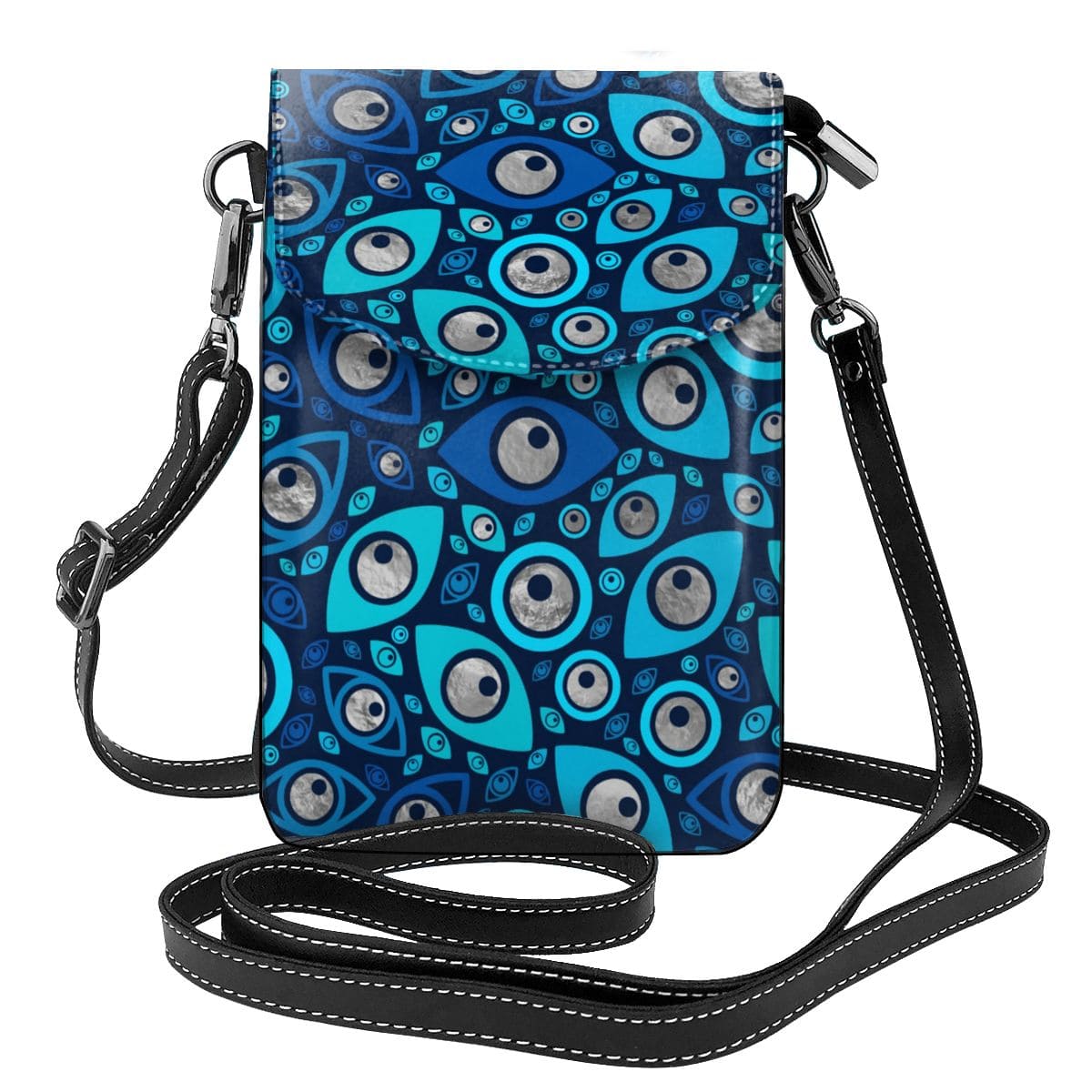 Greek Evil Eye Aqua Evil Eye Shoulder Bag for Women