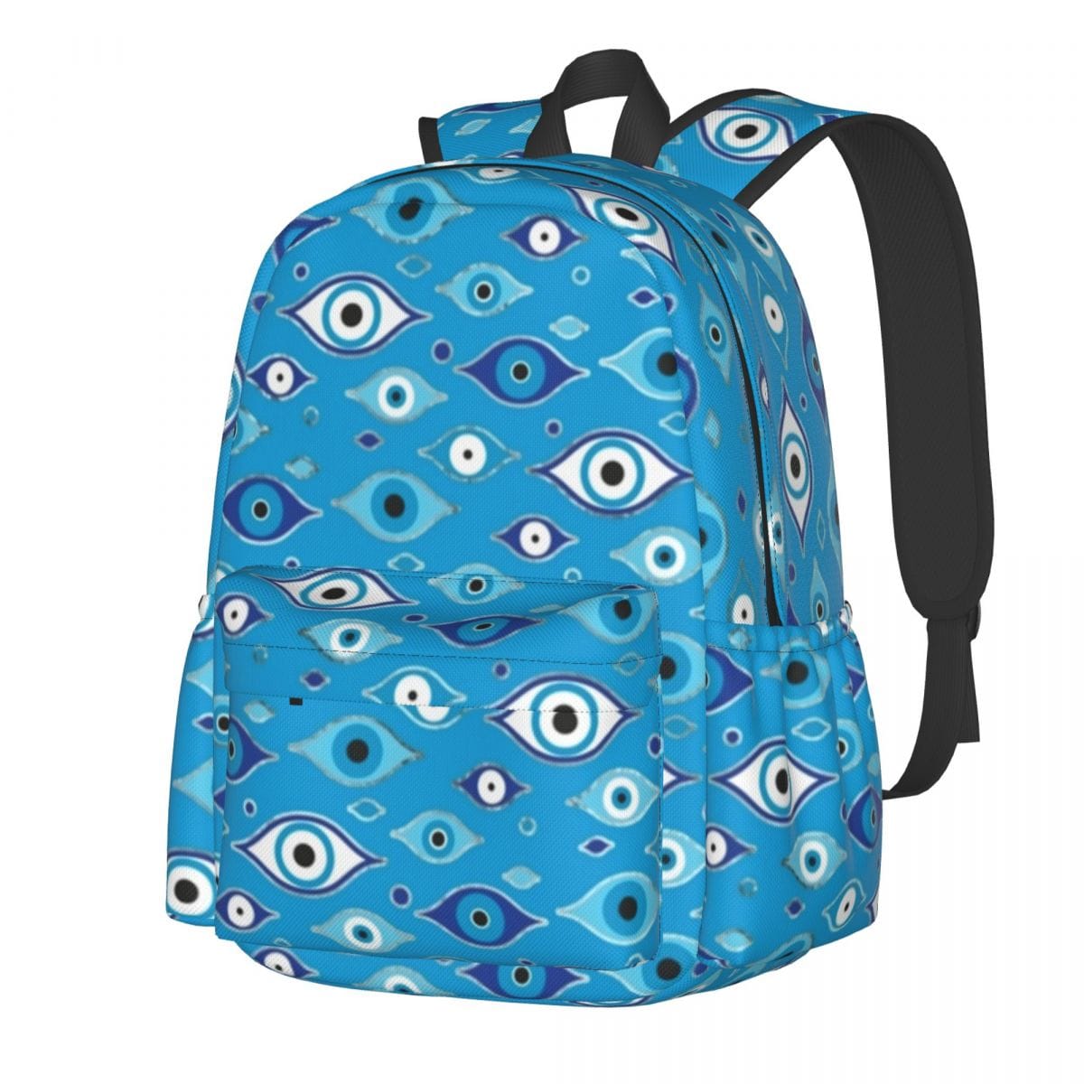 Greek Evil Eye Azure Blue Evil Eye Printed Polyester Bags