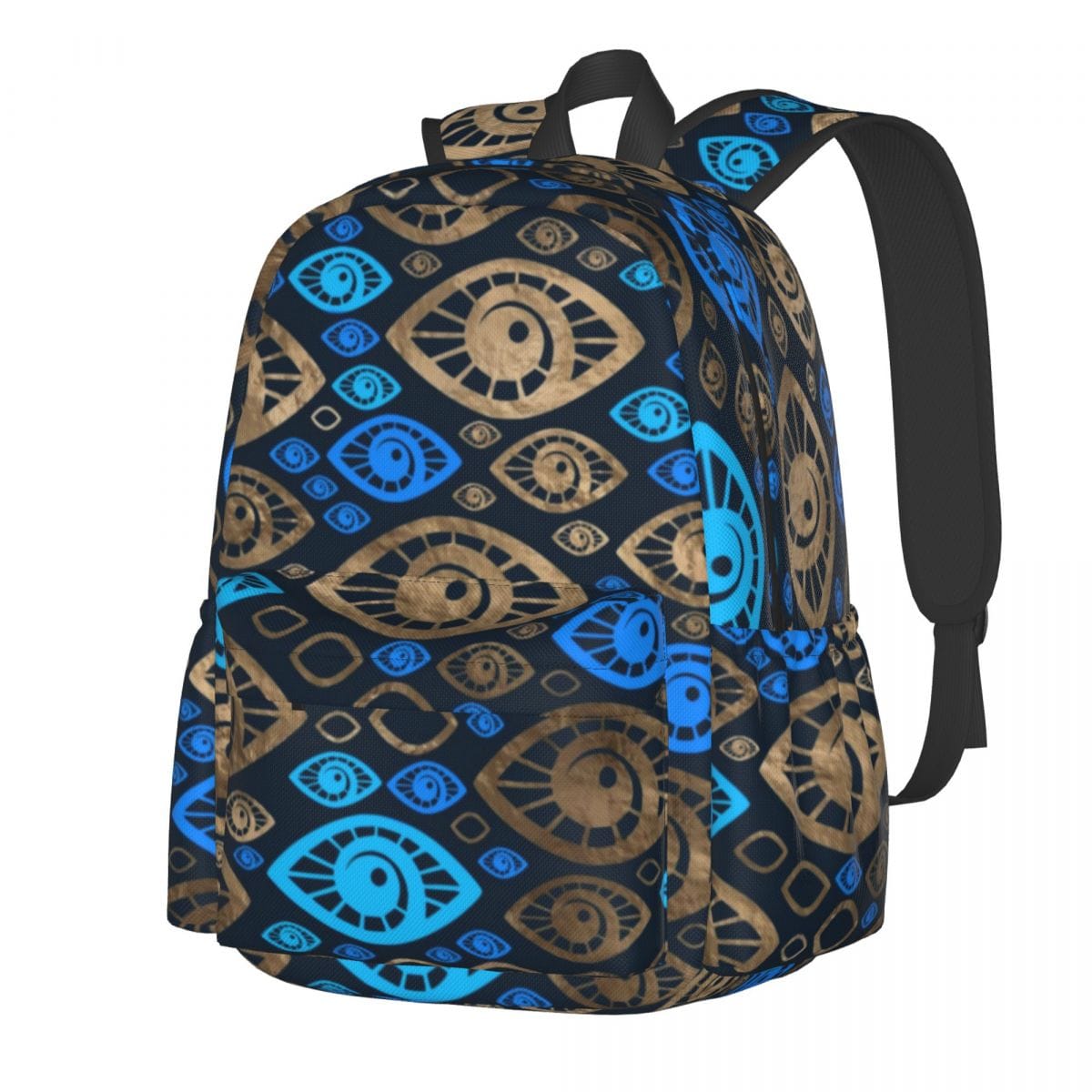 Greek Evil Eye Black Evil Eye Printed Polyester Bags