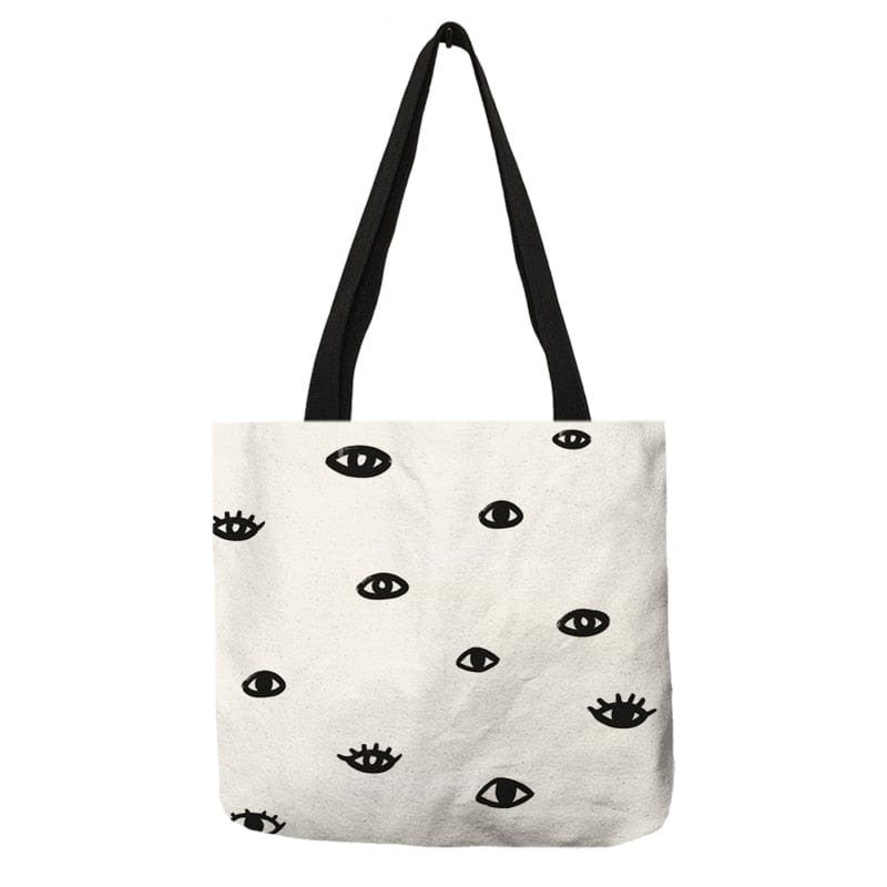 Greek Evil Eye Black / M 35x35 CM Evil Eye Hand & shoulder Bag