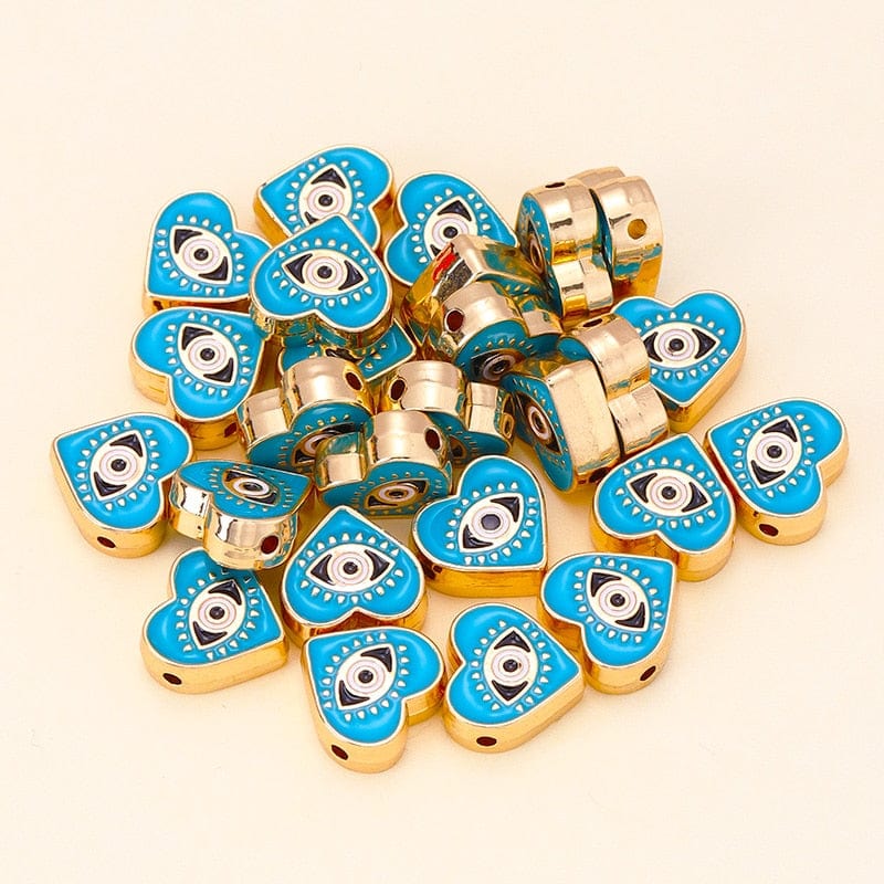 Greek Evil Eye Blue Evil Eye Beads for Jewelry