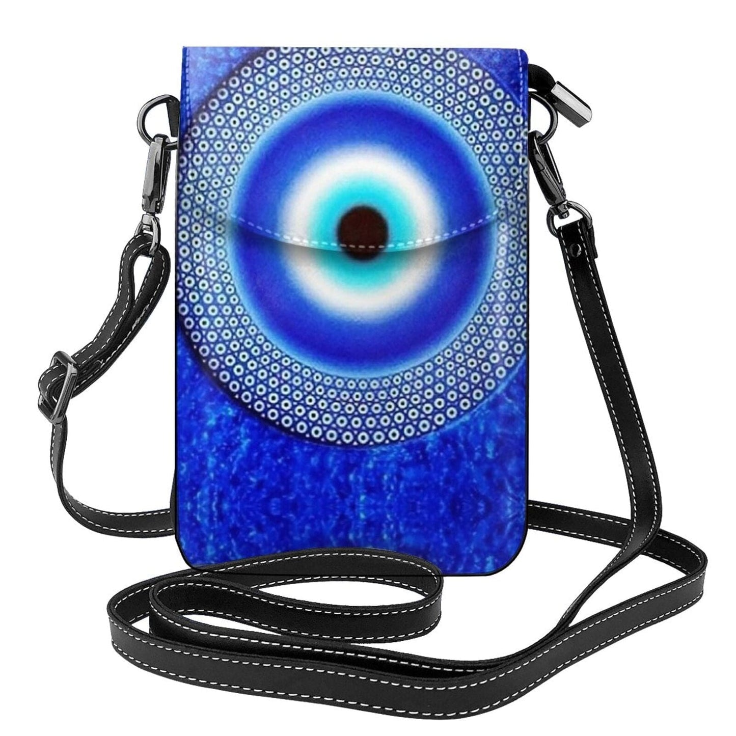 Greek Evil Eye Blue Evil Eye Women Leather Purse