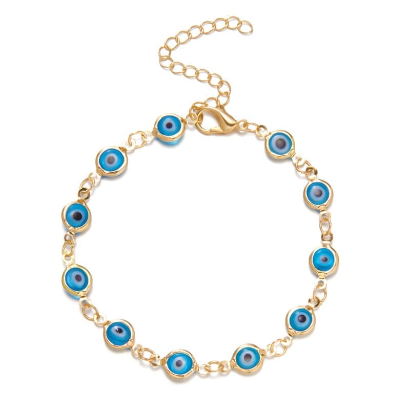 Greek Evil Eye Blue Multicolor Evil Eye Talisman Bracelet