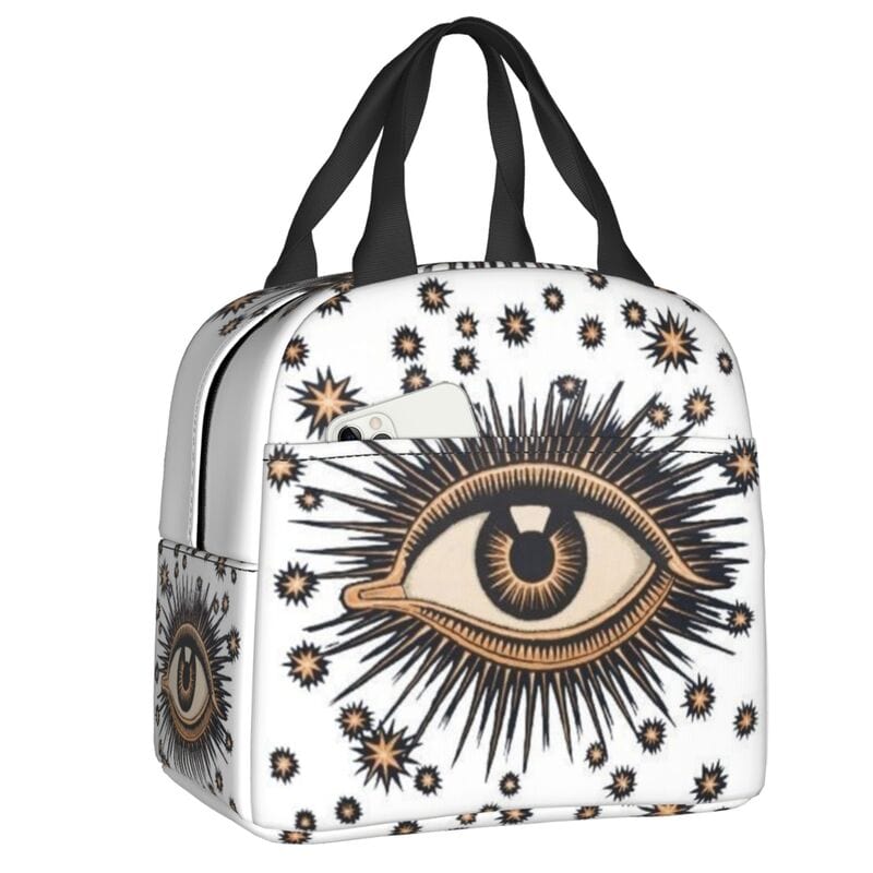 Greek Evil Eye Brown Evil Eye Picnic Bag 3D Printed