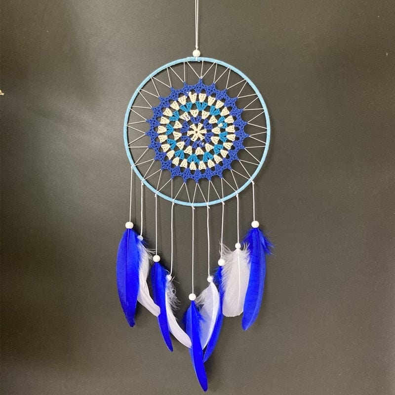 Greek Evil Eye Classic Blue & White Dreamcatcher