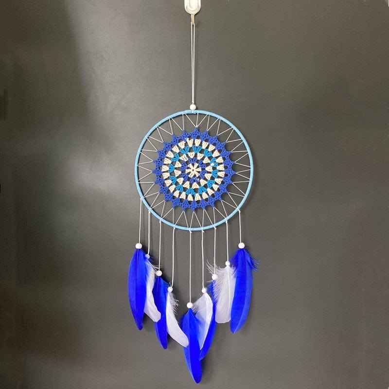 Greek Evil Eye Classic Blue & White Dreamcatcher