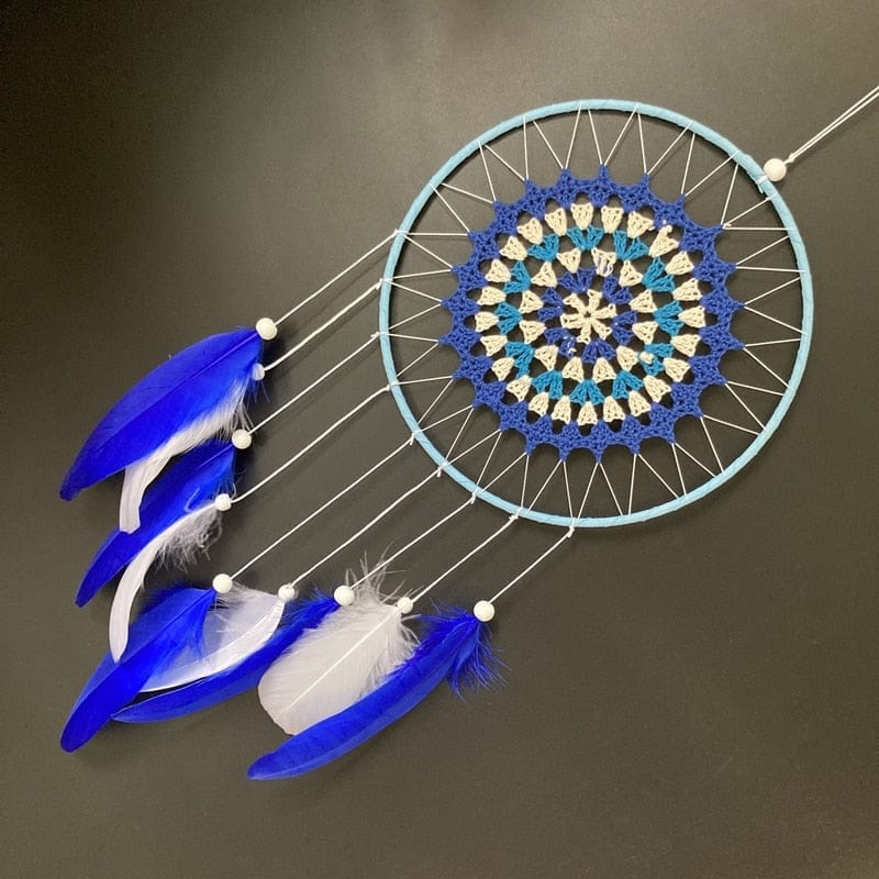 Greek Evil Eye Classic Blue & White Dreamcatcher