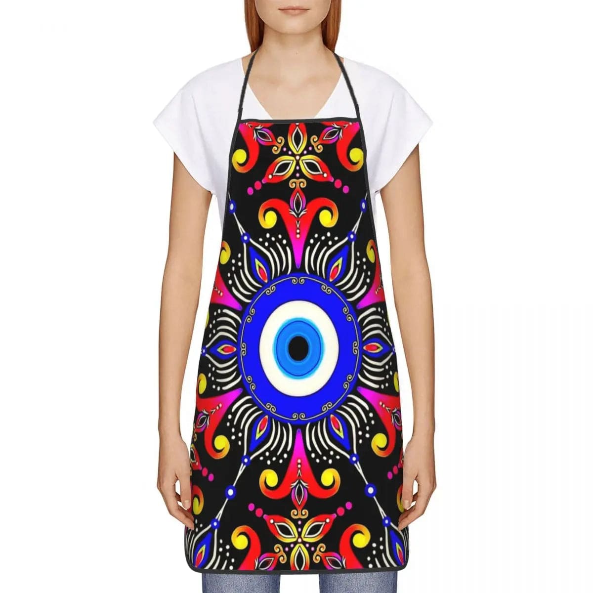 Greek Evil Eye Colorful Evil Eye Apron