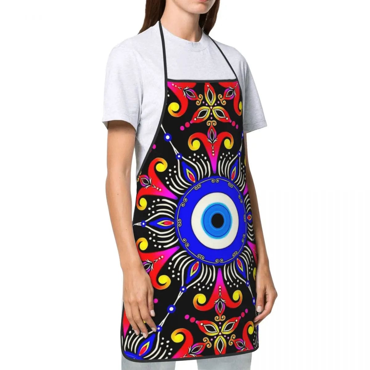 Greek Evil Eye Colorful Evil Eye Apron