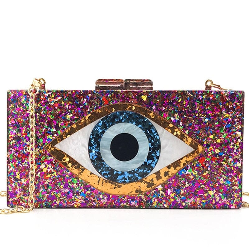 Greek Evil Eye Colorful Evil Eye Fancy purse