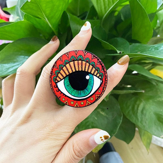 Greek Evil Eye Design 1 Evil Eye Colorful Turkish Popsocket