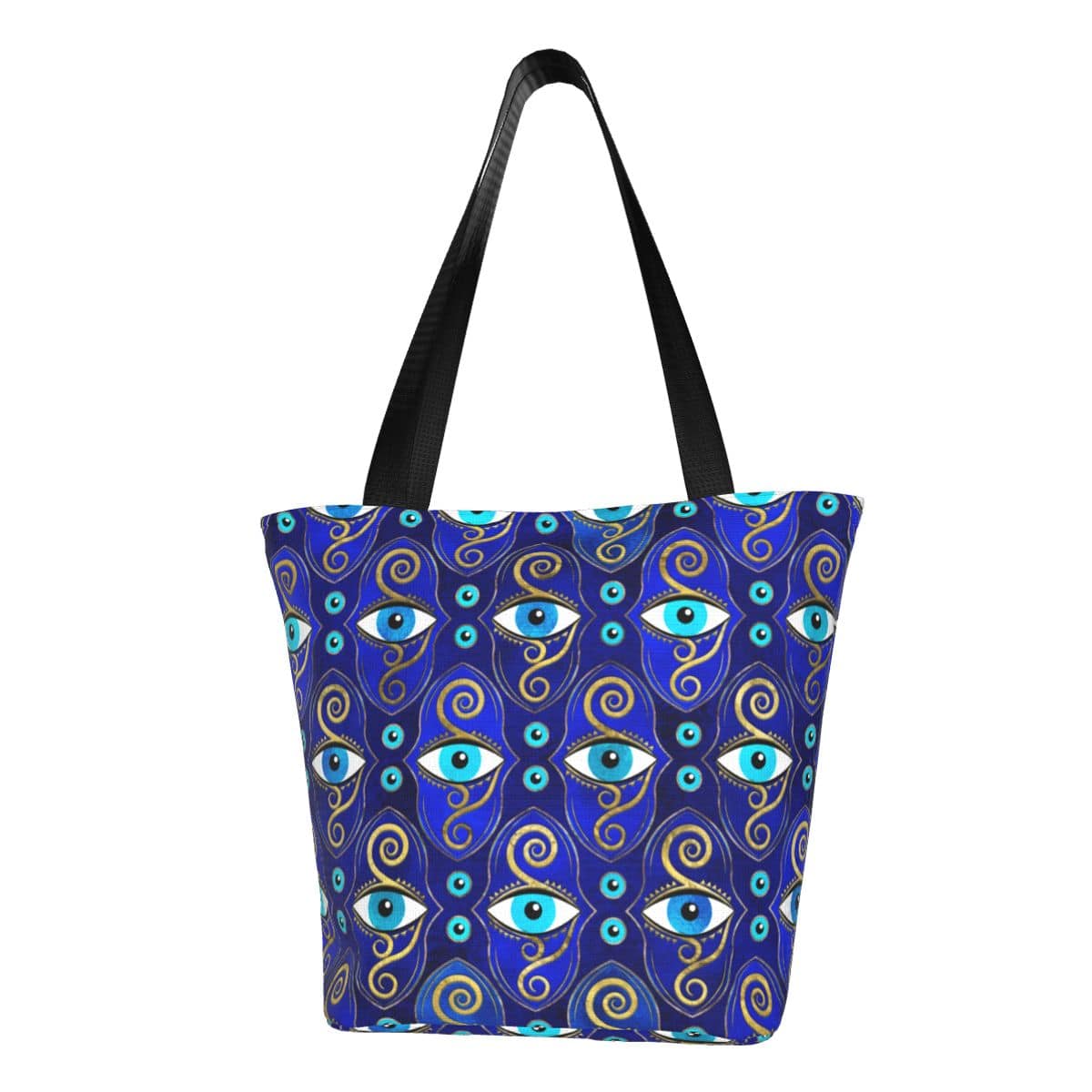 Greek Evil Eye Design 1 Evil Eye Printed Shoulder Bags