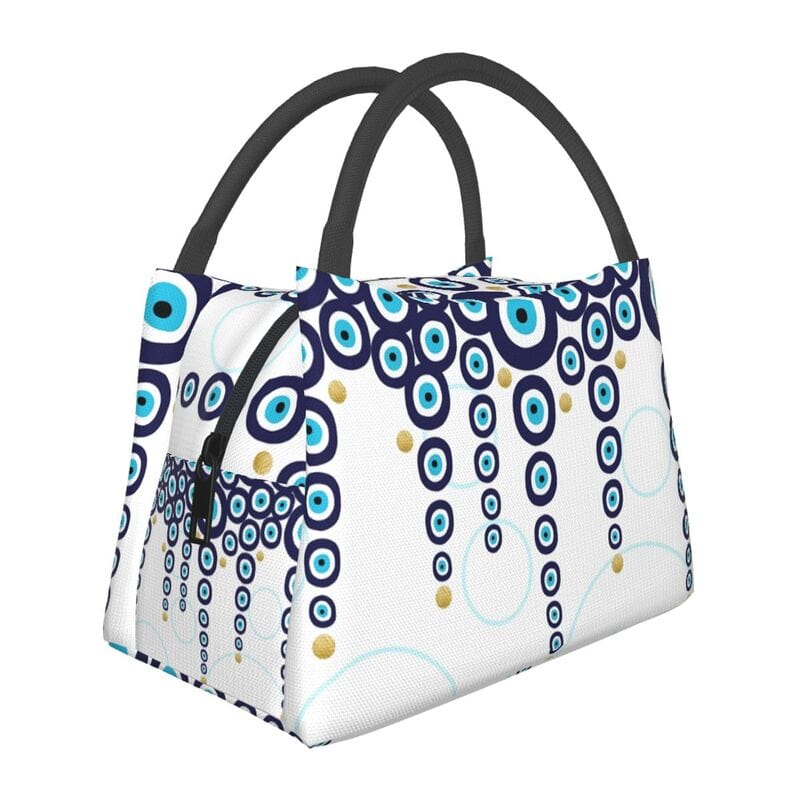 Greek Evil Eye Design-11 Evil Eye Food Carrying Bag