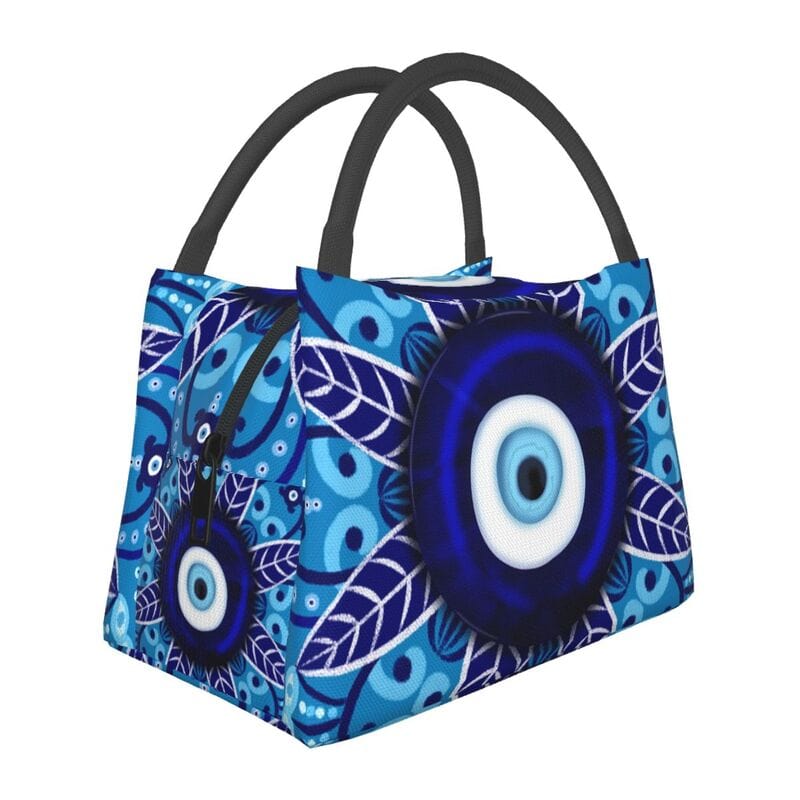 Greek Evil Eye Design-12 Evil Eye Food Carrying Bag