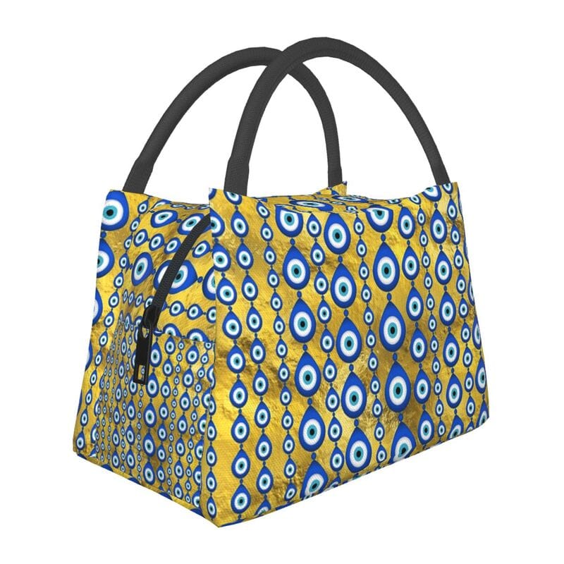 Greek Evil Eye Design-16 Evil Eye Food Carrying Bag