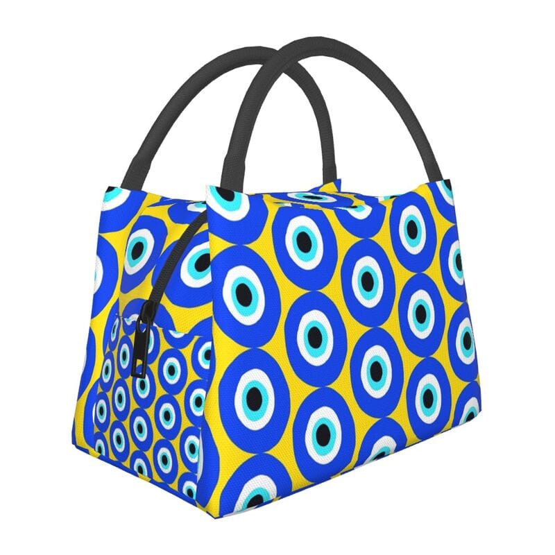 Greek Evil Eye Design-19 Evil Eye Food Carrying Bag