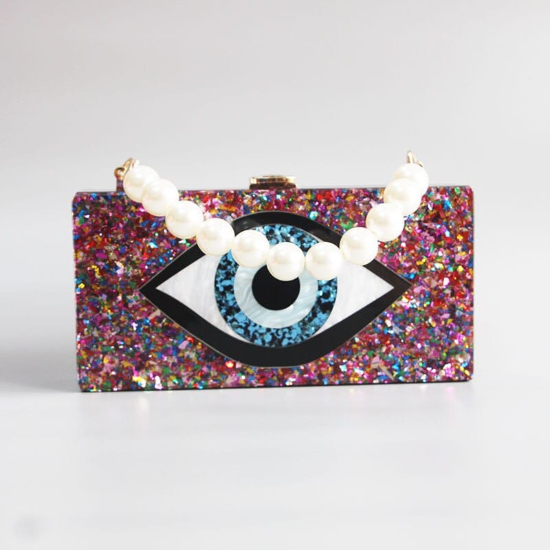 Greek Evil Eye Design 2 Colorful Evil Eye Shoulder Bags