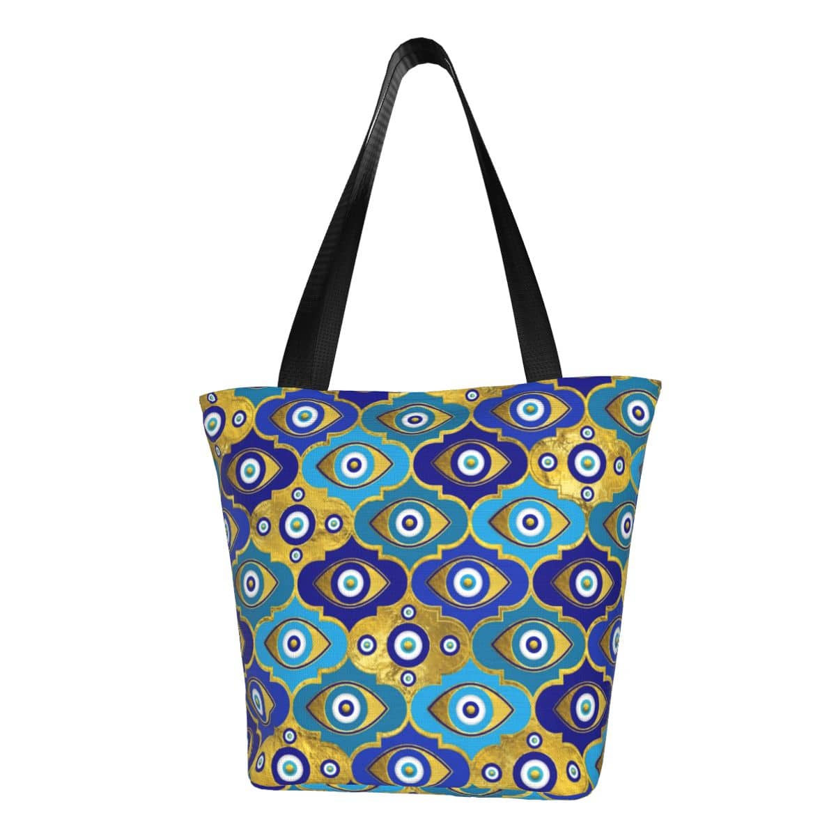 Greek Evil Eye Design 2 Evil Eye Printed Shoulder Bags