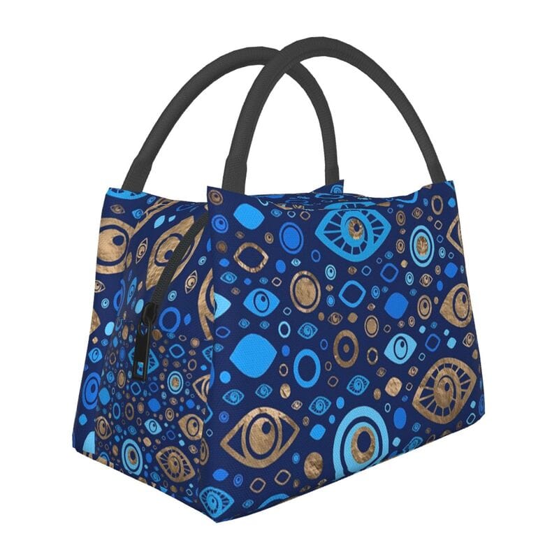 Greek Evil Eye Design-4 Evil Eye Food Carrying Bag