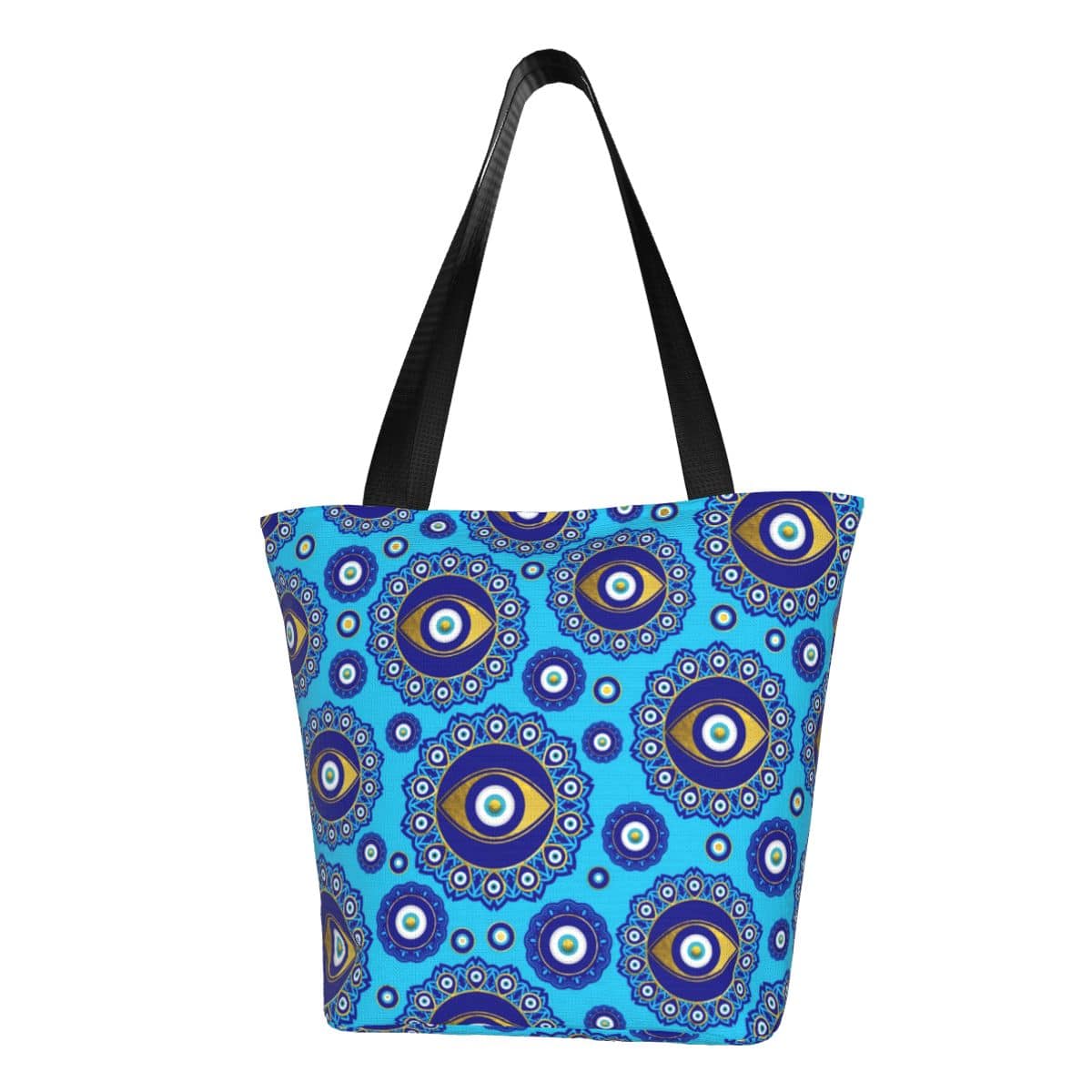 Greek Evil Eye Design 4 Evil Eye Printed Shoulder Bags