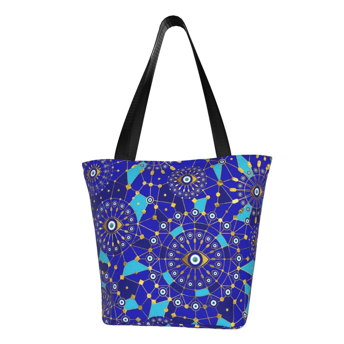 Greek Evil Eye Design 5 Evil Eye Printed Shoulder Bags