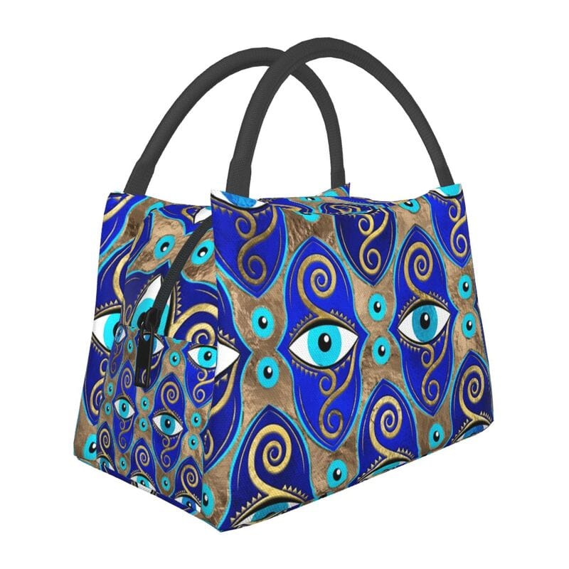 Greek Evil Eye Design-6 Evil Eye Food Carrying Bag