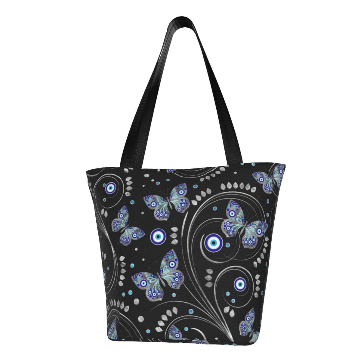 Greek Evil Eye Design 7 Evil Eye Printed Shoulder Bags