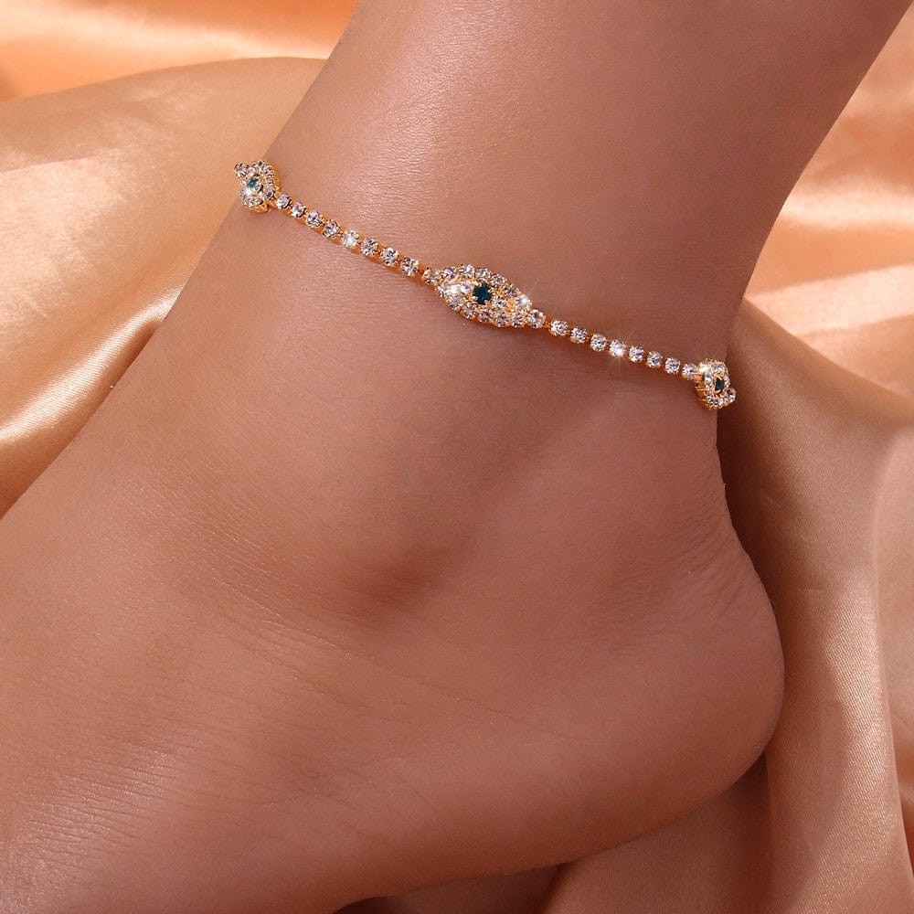 Greek Evil Eye Evil Eye Anklet for Women