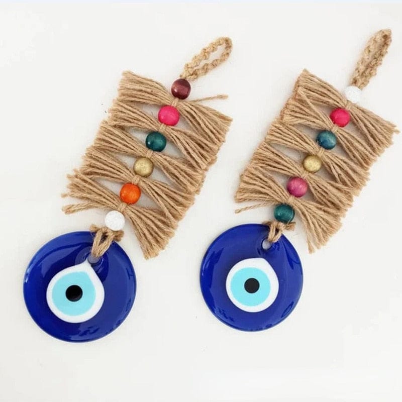 Greek Evil Eye Evil Eye Beaded Wall Hanging - Best Gift