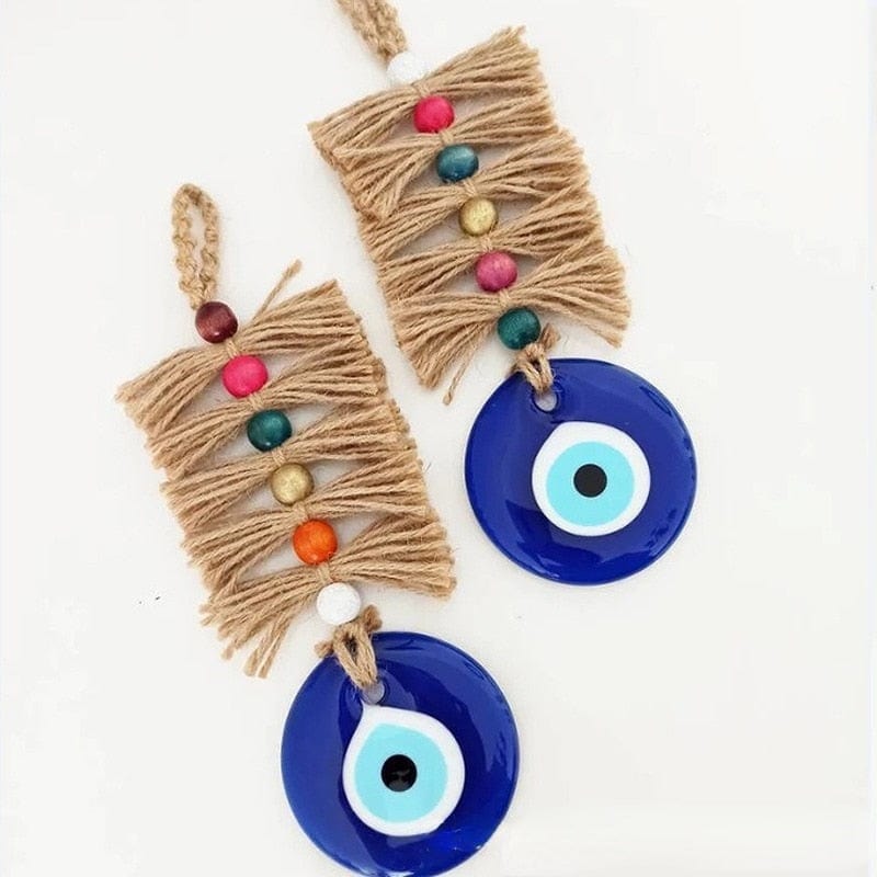 Greek Evil Eye Evil Eye Beaded Wall Hanging - Best Gift