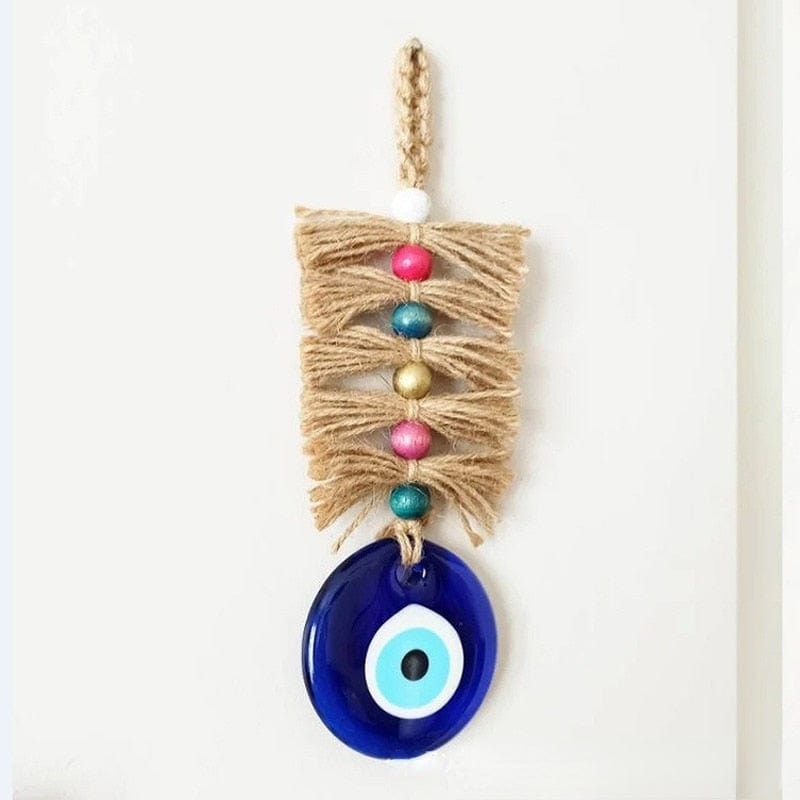 Greek Evil Eye Evil Eye Beaded Wall Hanging - Best Gift