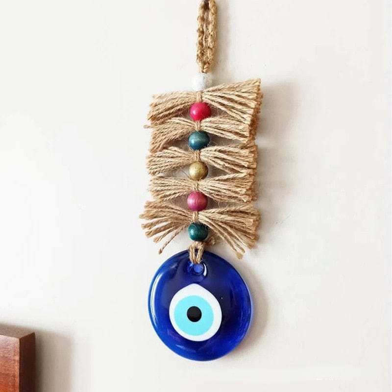 Greek Evil Eye Evil Eye Beaded Wall Hanging - Best Gift