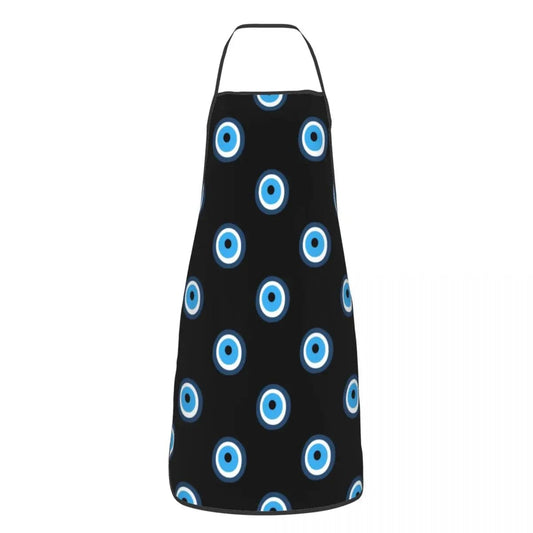 Greek Evil Eye Evil Eye Black Apron