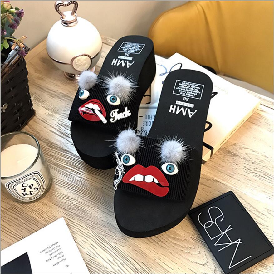 Greek Evil Eye Evil Eye Cartoon Face Sandals