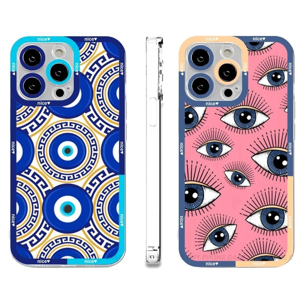 Greek Evil Eye Evil Eye Colorful iPhone Cases