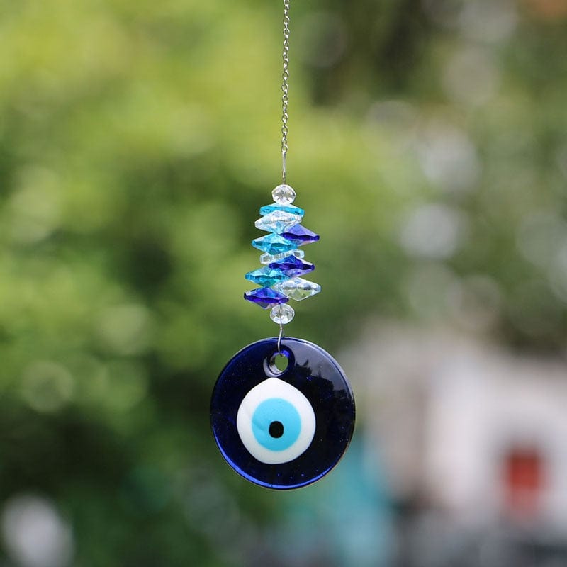 Greek Evil Eye Evil Eye Crystal Dream Catcher