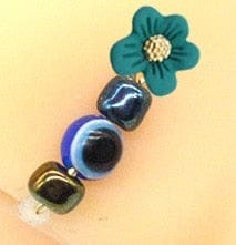 Greek Evil Eye Evil Eye Flower Nose Ring