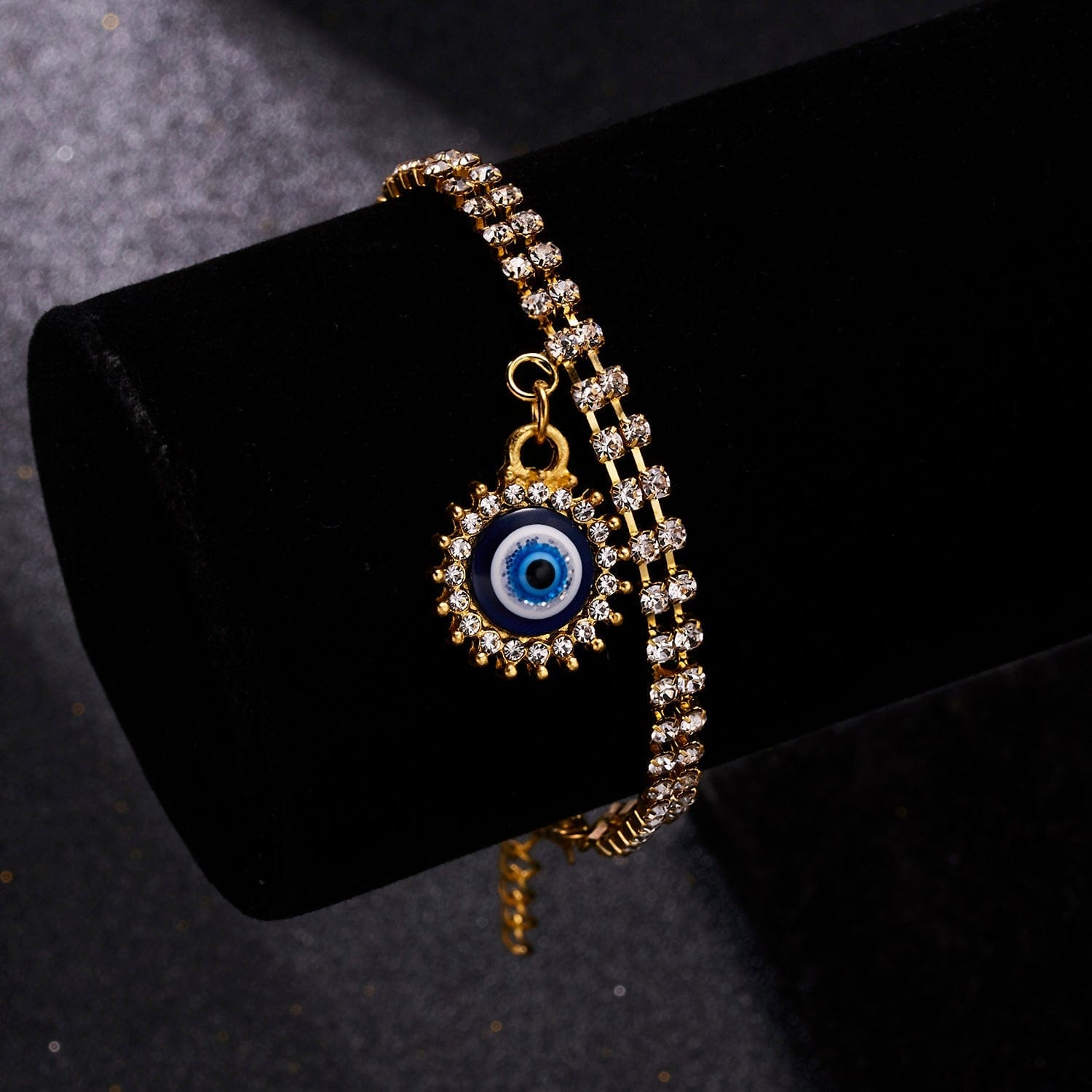 Greek Evil Eye Evil Eye Golden Bracelet For Women