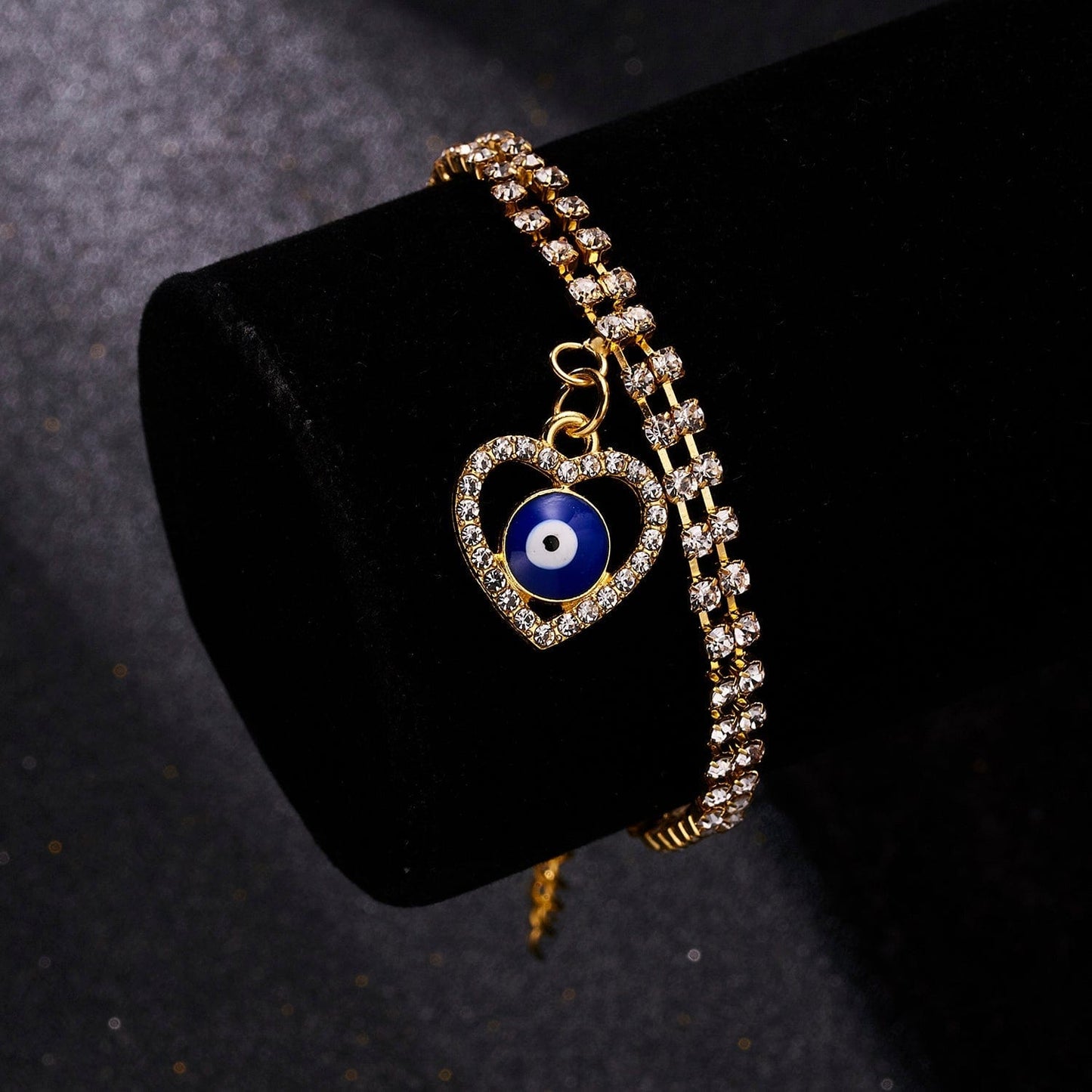 Greek Evil Eye Evil Eye Golden Bracelet For Women