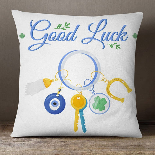 Greek Evil Eye Evil Eye Good Luck Pillow