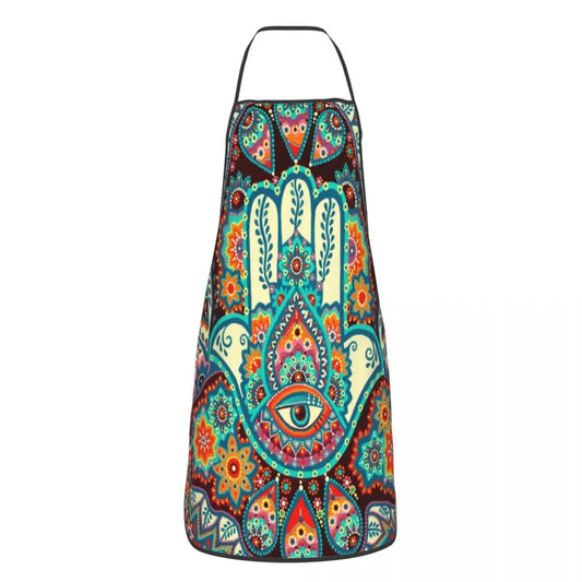 Greek Evil Eye Evil Eye Hamsa Hand Bib Apron