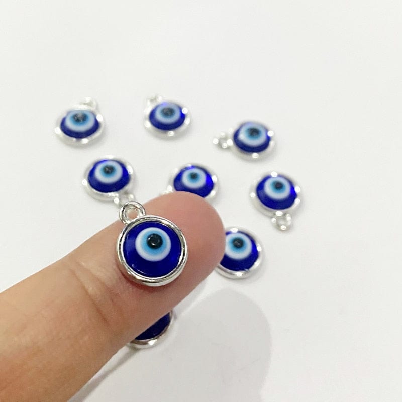 Greek Evil Eye Evil Eye Mini beads 10pcs