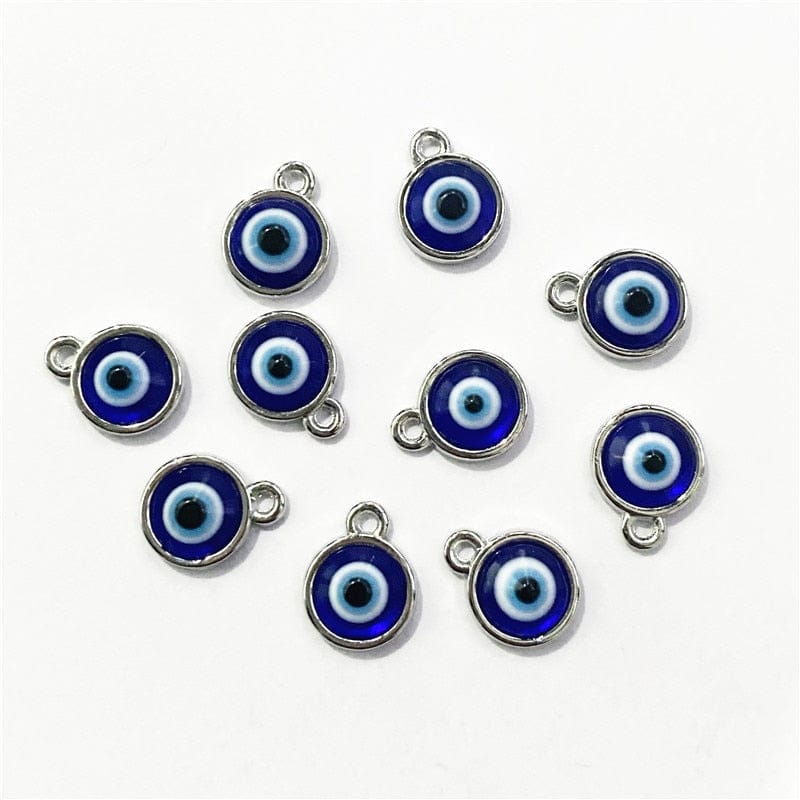 Greek Evil Eye Evil Eye Mini beads 10pcs