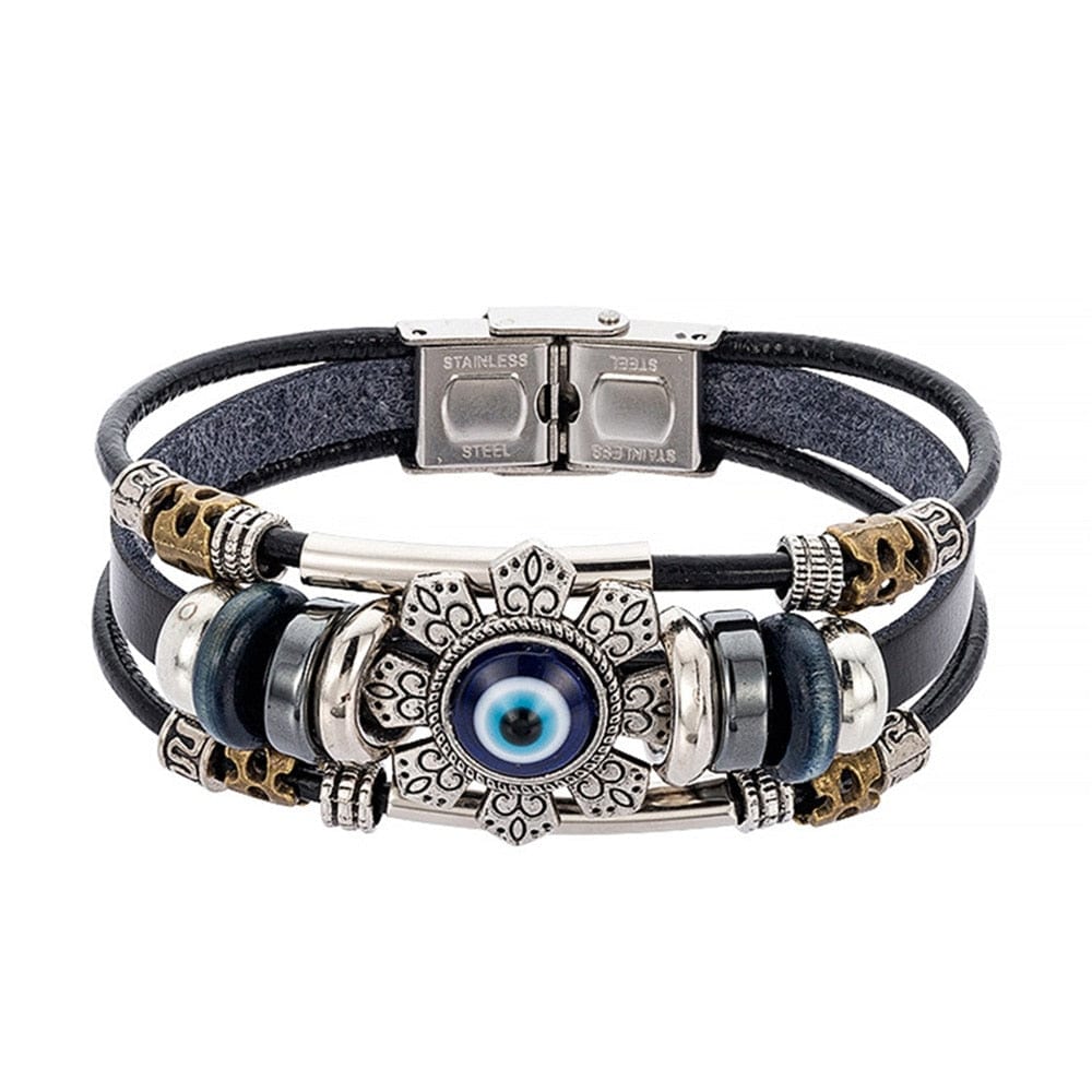 Greek Evil Eye Evil Eye Multi-layer Handmade Bracelet